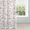 Gardine JENNY weiß ziegelrot 140x250 cm  Ösen Ösenvorhang Produktbild-Vorschau 14