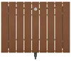 vidaXL Douche de jardin en bois composite (WPC) et en acier Voir les images du produit 5