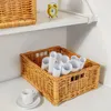 Creative Home Rieten Mand, 40 x 30 x 16 cm, Natuurlijk met Productafbeelding-voorbeeld 2