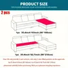 2St Stickte Sofabezug,5 Sitzer, Dicke Sofa ,Antirutsch Produktbild-Vorschau 5