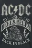 AC/DC T-Shirt Uni Hells Bells 1980 schwarz Band-Merch, Produktbild-Vorschau 2