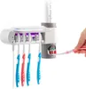 UV sterilizátor zubních kartáčků s držákem a dávkovačem Náhled obrázku produktu 6