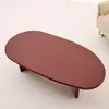 sweeek - Ovaler Couchtisch mit glänzendem Finish - Bordeaux Produktbild-Vorschau 3