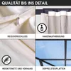 A collage of four close-up images showcasing different features of a beige pavilion. Produktbild-Vorschau