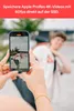 A person is holding a smartphone, recording a video of another person skateboarding. Produktbild-Vorschau