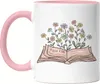 A book a day keeps reality away Tasse Rosa Leseratte Produktbild-Vorschau 1