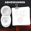 VBChome Hänge-WC Spülrandloses aus Keramik mit Produktbild-Vorschau 4