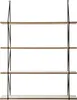 Scaffale sospeso IRIS, 4 livelli, 60 x 80 cm Anteprima dell’immagine prodotto 3