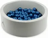 Spielzeugbälle ø7cm 100Stk metallic blau Produktbild-Vorschau 3
