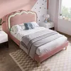 Letto imbottito MODFU per giovani (con testiera a forma di Anteprima dell’immagine prodotto 1