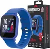 A blue smartwatch and its packaging are displayed. Anteprima dell’immagine prodotto