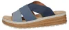 Rieker Damen Pantolette Plateau und Keilabsatz in Korkoptik Produktbild-Vorschau 12