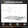 Specchio da bagno a LED kleankin, 80 x 60 cm, con Anteprima dell’immagine prodotto 8