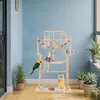 Hračky pro ptáky 48*33,5*94,5 cm hřiště pro ptáky 4stupňový Náhled obrázku produktu 5