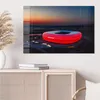 DEQORI Glasbild Echtglas 90x60 cm 'Allianz Arena, München' Produktbild-Vorschau 4