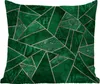 MuchoWow® Outdoor Kissen - Smaragd - Gold - Abstrakt - Produktbild-Vorschau 1