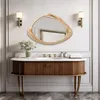 Solidchoice - Asymmetrische Wandspiegel met Houten Frame, Productafbeelding-voorbeeld 5