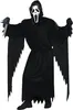 Scream Kostüm Halloween-Geist schwarz mit Maske für Kinder Produktbild-Vorschau 3