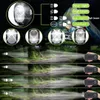 Demonstration of a flashlight's beam modes in a forest setting. Produktbild-Vorschau