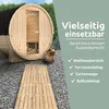 Holzfliese Kiefernholz 95x95cm - Fliese Geriffelt | Produktbild-Vorschau 3