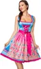 Dirndline Damen Dirndl Trachtenkleid Partykleid  Fasching Produktbild-Vorschau 3