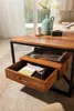 FineBuy Couchtisch 60x60x40 cm Sheesham Massivholz / Metall Produktbild-Vorschau 5