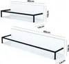 [en.casa] Wandregal Grue 2er Set Hängeregal Wohnzimmerregal Produktbild-Vorschau 3