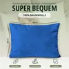set di 2 copricuscini 100% cotone 40x60 cm blu reale Anteprima dell’immagine prodotto 3