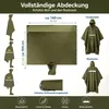 Uni wasserdichter Regenponcho, Regenumhang mit Produktbild-Vorschau 2