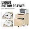 Vinsetto Caisson de bureau caisson de rangement mobile 2 Voir les images du produit 10