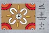 MuchoWow® Mauspad Mousepad Design - Blumen - Punkte 40x30 Produktbild-Vorschau 3