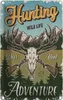 vianmo Blechschild 30x20 cm Jagd Hunting wild life Produktbild-Vorschau 1
