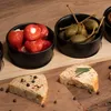 Dipschalen Set schwarz 4 Schalen mit Bambus Tablett 38 cm Produktbild-Vorschau 12