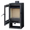 Kaminofen ALAZ K8M Schwarz 9 kW, Kamin Heizofen Produktbild-Vorschau 2