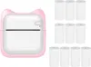 Mini Thermodrucker,Schwarz-Weiß-Fotodrucker Sofortdrucker Produktbild-Vorschau 1