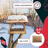KOTARBAU® Karmnik dla Ptaków Drewniany 21,5 X 23,5 cm Budka Podgląd zdjęcia produktu 8