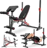 Hop-Sport HS-1095 nastaviteľná posilňovacia lavica so Náhľad obrázku produktu 1