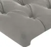 vidaXL Kopfteil mit Ohren Hellgrau 203x23x78/88 cm Samt -  Produktbild-Vorschau 6