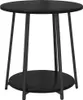 Beistelltisch-Set mit Regal 2 pcs Schwarz Eichen-Optik Produktbild-Vorschau 5
