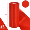 15 cm x 20 m breites rotes Geschenkband mit großer Schleife Produktbild-Vorschau 2
