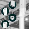 KOTARBAU® Raccordo rettangolare 60x120mm per tubo tondo Anteprima dell’immagine prodotto 2