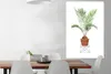 MuchoWow® Poster Pflanzen - Palme - Blumentopf 80x120 cm - Produktbild-Vorschau 2