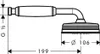 hansgrohe HG Handbrause 1jet AXOR MONTREUX DN 15 chr Produktbild-Vorschau 2
