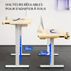 Bureau réglable en hauteur FLEXISPOT QE1, plateau monobloc, Voir les images du produit 6