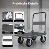 Wiltec plošinový vozík do 300 kg 895x610x985 mm, prepravný Náhľad obrázku produktu 14