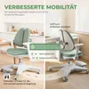Ergonomischer Kinder Schreibtischstuhl mit Fußstütze & Produktbild-Vorschau 5