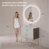 S'AFIELINA miroir de salle de bain LED rond miroir de salle Voir les images du produit 4