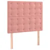 Boxspringbett mit Matratze Rosa 90x190 cm Samt Produktbild-Vorschau 4