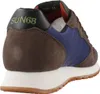 Sneakers Del Marchio Sun68 Del Modello Jaki Bicolor Marrone Anteprima dell’immagine prodotto 3