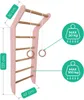 Sprossenwand Toddler Rosa | Kinderzimmer Holz Kinder Produktbild-Vorschau 4